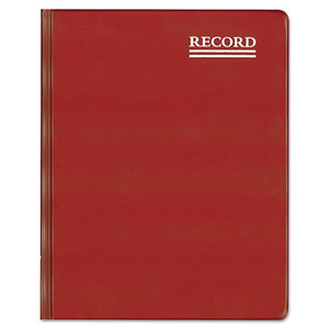 Red Vinyl Series Journal, 300 Pages, 7 3-4 X 10 Sheets, 8 1-4 X 10 1-2 Book, Red