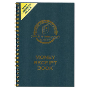 ESRED8L810 - Money Receipt Book, 7 X 2 3-4, Carbonless Duplicate, Twin Wire, 300 Sets-book