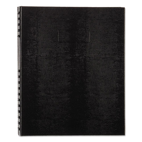 Notepro Notebook, 1 Subject, Medium-college Rule, Black Cover, 11 X 8.5, 75 Sheets