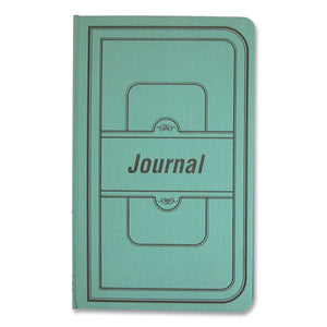 Tuff Series Accounting Journal, Green Cover, 7.63 X 12.13, 150 White Pages