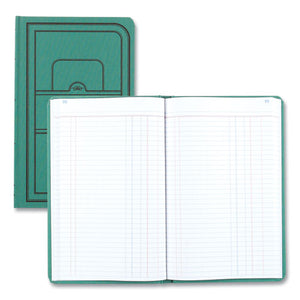 Tuff Series Accounting Journal, Green Cover, 7.63 X 12.13, 150 White Pages