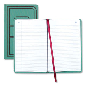 Tuff Series Record Book, Green, 7.63 X 12.13, 300 White Pages