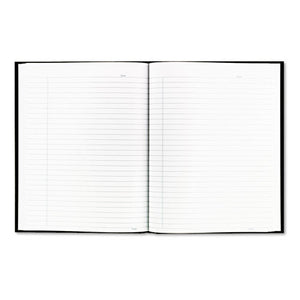 ESREDA9 - Business Notebook W-black Cover, College Rule, 9 1-4 X 7 1-4, 192 Sheets