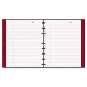 ESREDAF915083 - Miraclebind Notebook, College-margin, 9 1-4 X 7 1-4, White, Red Cover, 75 Sheets