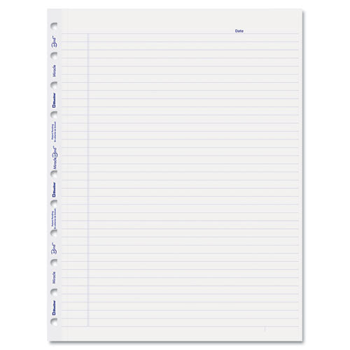 ESREDAFR11050R - Miraclebind Ruled Paper Refill Sheets, 11 X 9-1-16, White, 50 Sheets-pack