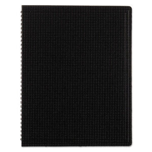 ESREDB4181 - Poly Cover Notebook, 11 X 8 1-2, Ruled, Twin Wire Bound, Black Cover, 80 Sheets