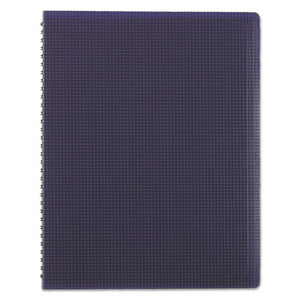 ESREDB4182 - Poly Cover Notebook, 11 X 8 1-2, Ruled, Twin Wire Binding, Blue Cover, 80 Sheets