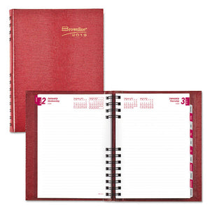ESREDCB389CRED - COILPRO DAILY PLANNER, RULED 1 DAY-PAGE, 8 1-4 X 5 3-4, RED, 2019