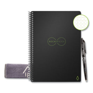 Core Smart Reusable Notebook, Dotted Rule, Black Cover, 8.8 X 6, 18 Sheets