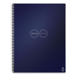 Rocketbook Everlast Smart Reusable Notebook, Dotted Rule, Midnight Blue Cover, 8.5 X 11, 16 Sheets
