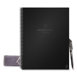 Fusion Smart Notebook, Black Cover, 7 Page Styles, 11 X 8.5, 21 Sheets