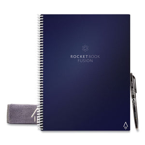 Fusion Smart Notebook, Blue Cover, 7 Page Styles, 11 X 8.5, 21 Sheets