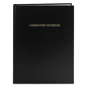 ESROA77160 - Lab Research Notebook, Quadrille, 11 1-4 X 8 3-4, 72 White Pages, Black Cover