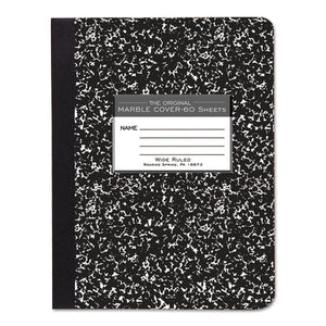 ESROA77222 - Marble Cover Composition Book, Wide Rule, 9 3-4 X 7 1-2, 60 Pages