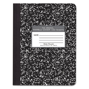 ESROA77230 - Marble Cover Composition Book, Wide Rule, 9 3-4 X 7 1-2, 100 Pages