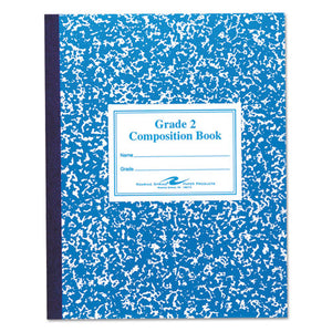 ESROA77921 - Grade School Ruled Composition Book, 9 3-4 X 7 3-4, Blue Cover, 50 Pages