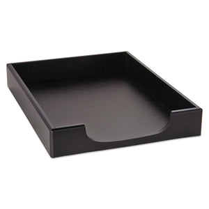 ESROL62523 - Wood Tones Letter Desk Tray, Wood, Black