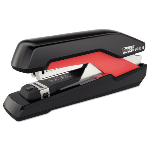 ESRPD5000591 - Supreme Omnipress So60 Heavy-Duty Full Strip Stapler, 60-Sheet Cap, Black-red