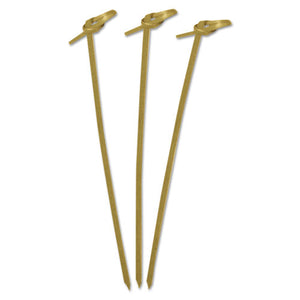 ESRPPR803 - Knotted Bamboo Pick, Olive Green, 4", 1000-carton