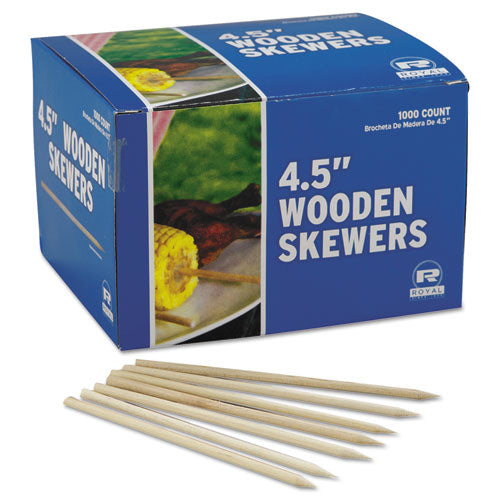 ESRPPR815 - Wooden Skewers, 4 1-2 Inches, 10000-carton