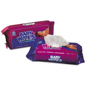 ESRPPRPBWSR80 - Baby Wipes Refill Pack, Scented, White, 80-pack, 12 Packs-carton