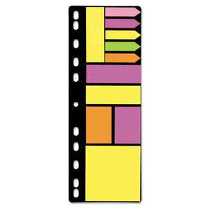 ESRTG10249 - Ring Binder Note Set, Assorted Sizes And Colors, 270 Sheets-set, 5 Sets-box