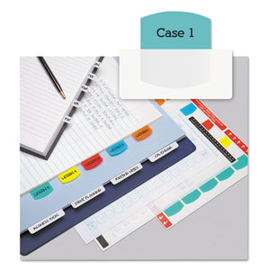 ESRTG33120 - Laser Printable Index Tabs, 1 1-8 Inch, Five Colors, 100-pack