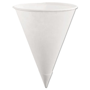 ESRUB2B41WHICT - Paper Cone Cups, 6oz, White, 200-pack, 12 Packs-carton