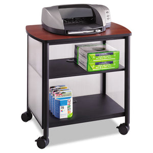 ESSAF1857BL - Impromptu Machine Stand, One-Shelf, 26-1-4w X 21d X 26-1-2h, Black-cherry