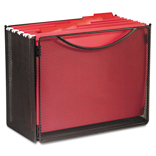 ESSAF2169BL - Desktop File Storage Box, Steel Mesh, 12-1-2w X 7d X 10h