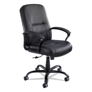 ESSAF3500BL - Serenity Big & Tall Leather Series High-Back Chair, Black Leather