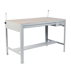 ESSAF3962GR - Precision Four-Post Drafting Table Base, 56-1-2w X 30-1-2d X 35-1-2h, Gray