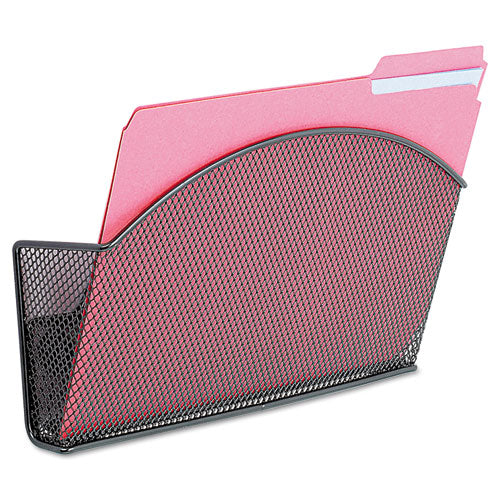 ESSAF4176BL - Onyx Magnetic Mesh Panel Accessories, Single File Pocket, Black