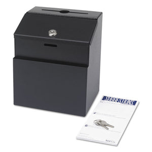 ESSAF4232BL - Steel Suggestion-key Drop Box With Locking Top, 7 X 6 X 8 1-2