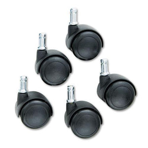 ESSAF5132 - Taskmaster Hard Floor Casters, Black, 5-set