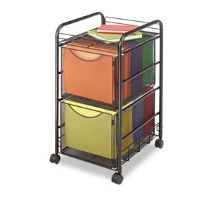 ESSAF5212BL - Onyx Mesh Mobile Double File, One-Shelf, 15-3-4 X 17 X 27, Black