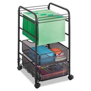 ESSAF5215BL - Onyx Mesh Open Mobile File, Two-Drawers, 15-3-4w X 17d X 27h, Black