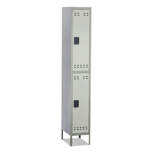 ESSAF5523GR - Double-Tier Locker, 12w X 18d X 78h, Two-Tone Gray