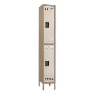 ESSAF5523TN - Double-Tier Locker, 12w X 18d X 78h, Two-Tone Tan