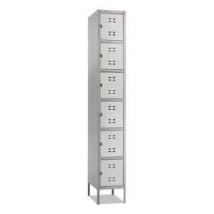 ESSAF5524GR - Box Locker, 12w X 18d X 78h, Two-Tone Gray