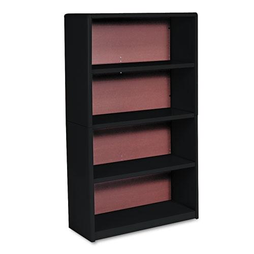 ESSAF7172BL - Value Mate Series Metal Bookcase, Four-Shelf, 31-3-4w X 13-1-2d X 54h, Black