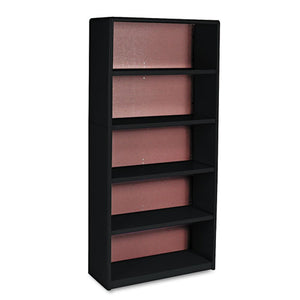 ESSAF7173BL - Value Mate Series Metal Bookcase, Five-Shelf, 31-3-4w X 13-1-2d X 67h, Black