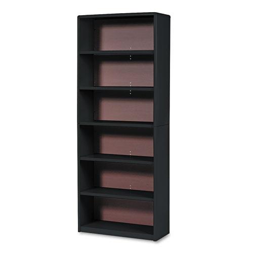 ESSAF7174BL - Value Mate Series Metal Bookcase, Six-Shelf, 31-3-4w X 13-1-2d X 80h, Black