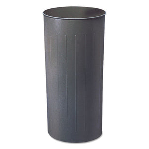 ESSAF9610CH - Round Wastebasket, Steel, 22gal, Charcoal