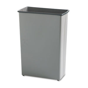 ESSAF9618CH - Rectangular Wastebasket, Steel, 22gal, Charcoal