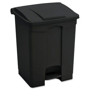 ESSAF9923BL - Large Capacity Plastic Step-On Receptacle, 23gal, Black