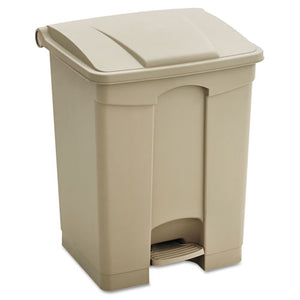 ESSAF9923TN - Large Capacity Plastic Step-On Receptacle, 23gal, Tan