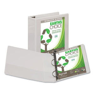 ESSAM16987 - EARTH'S CHOICE BIOBASED D-RING VIEW BINDER, 3" CAPACITY, WHITE