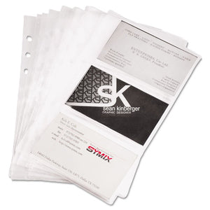 ESSAM81079 - Refill Sheets For 4 1-4 X 7 1-4 Business Card Binders, 60 Card Capacity, 10-pack