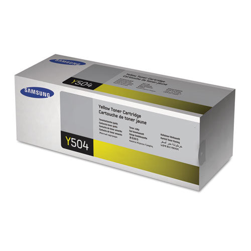 Su506a (clt-y504s) Toner, 1,800 Page-yield, Yellow